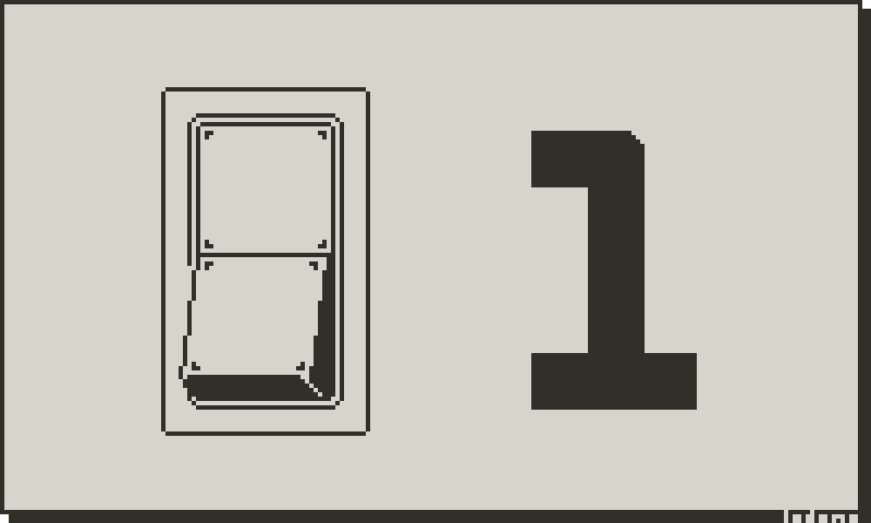 A light switch changes from on to off, and a number changes from 0 to 1